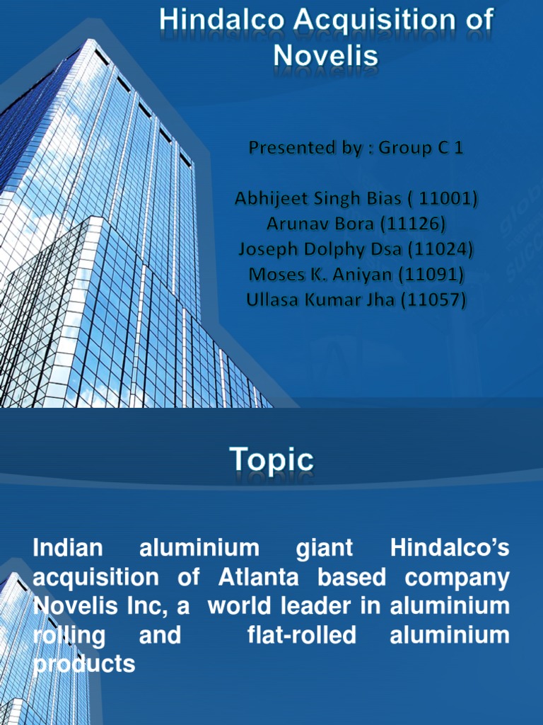 hindalco acquired canada based novelis